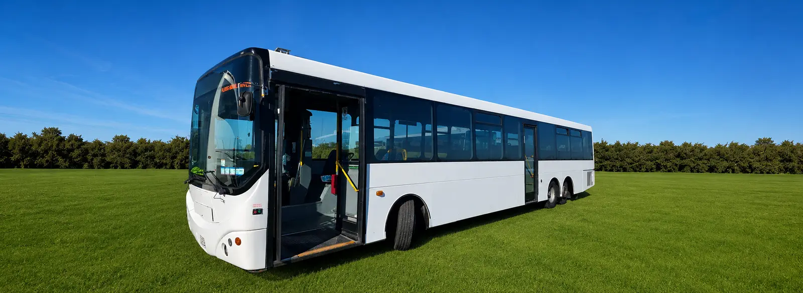 A Christchurch Bus Hire charter vehicle